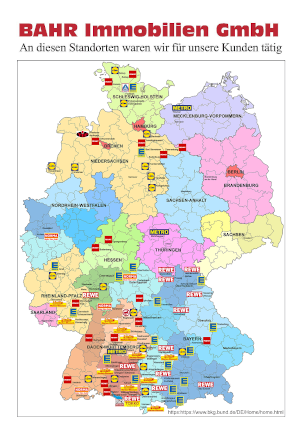 Deutschlandkarte mit Standorten unserer Kunden